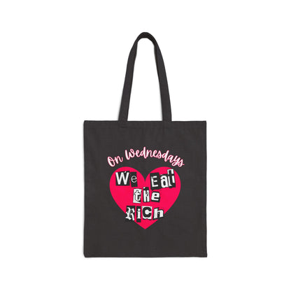 On Wednesdays, We Eat The Rich Tote Bag