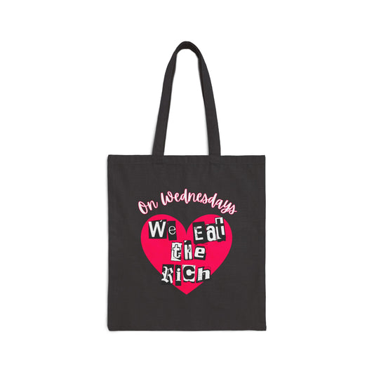 On Wednesdays, We Eat The Rich Tote Bag