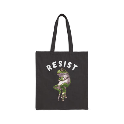 Resist Frog Tote Bag