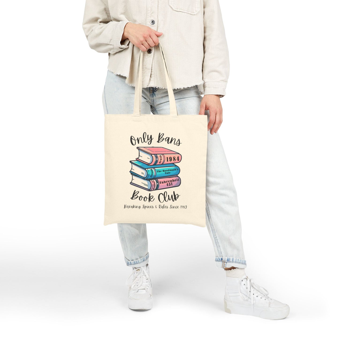 Only Bans Book Club Tote Bag