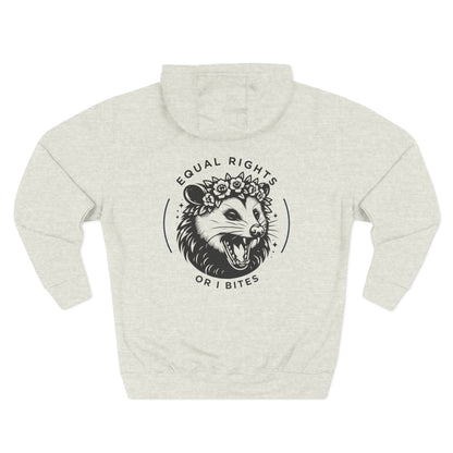 Equal Rights or I Bites Hoodie