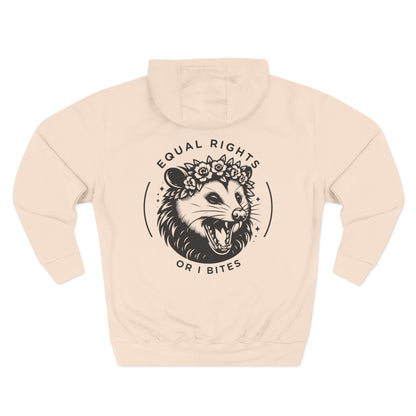 Equal Rights or I Bites Hoodie