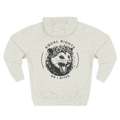 Equal Rights or I Bites Hoodie
