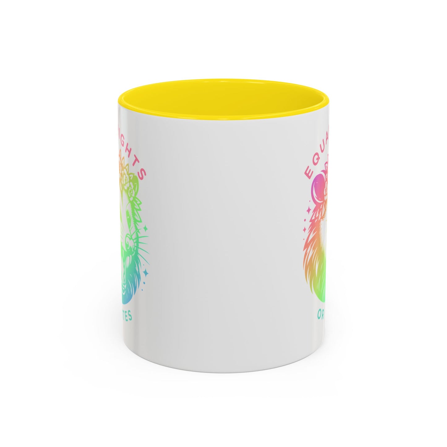 Equal Rights or I Bites Coffee Mug *Rainbow Edition*