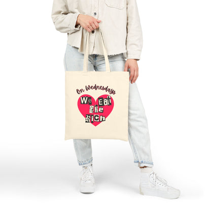 On Wednesdays, We Eat The Rich Tote Bag