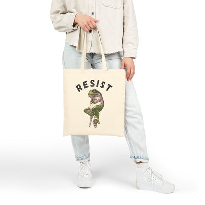 Resist Frog Tote Bag