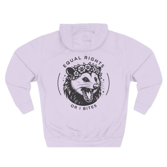 Equal Rights or I Bites Hoodie
