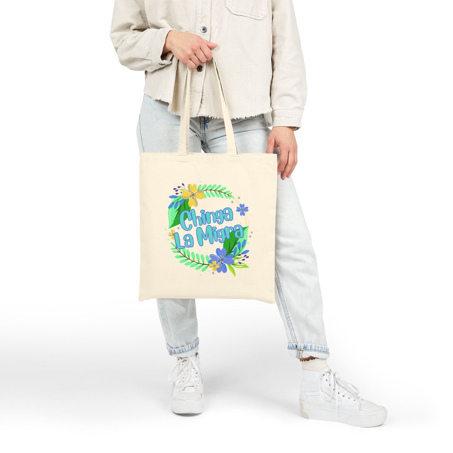 Chinga La Migra Tote Bag